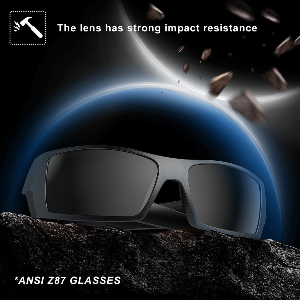WISTON Z87 wrap-around design with side coverage for enhanced eye protection.
