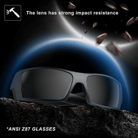 WISTON Z87 wrap-around design with side coverage for enhanced eye protection.