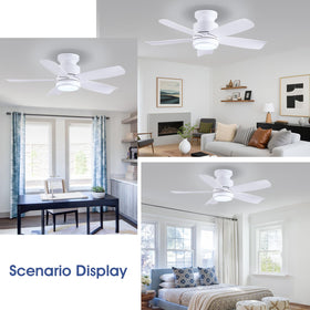Wiviniya flush-mount installation guide image demonstrating simple setup.