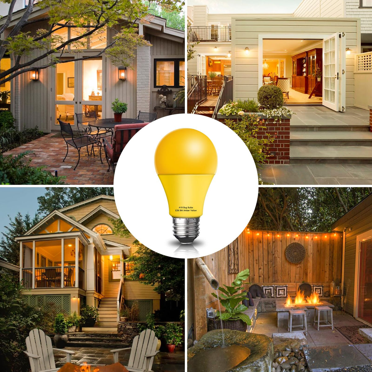 Wiyifada amber 9W bug light decorative decor for parties.