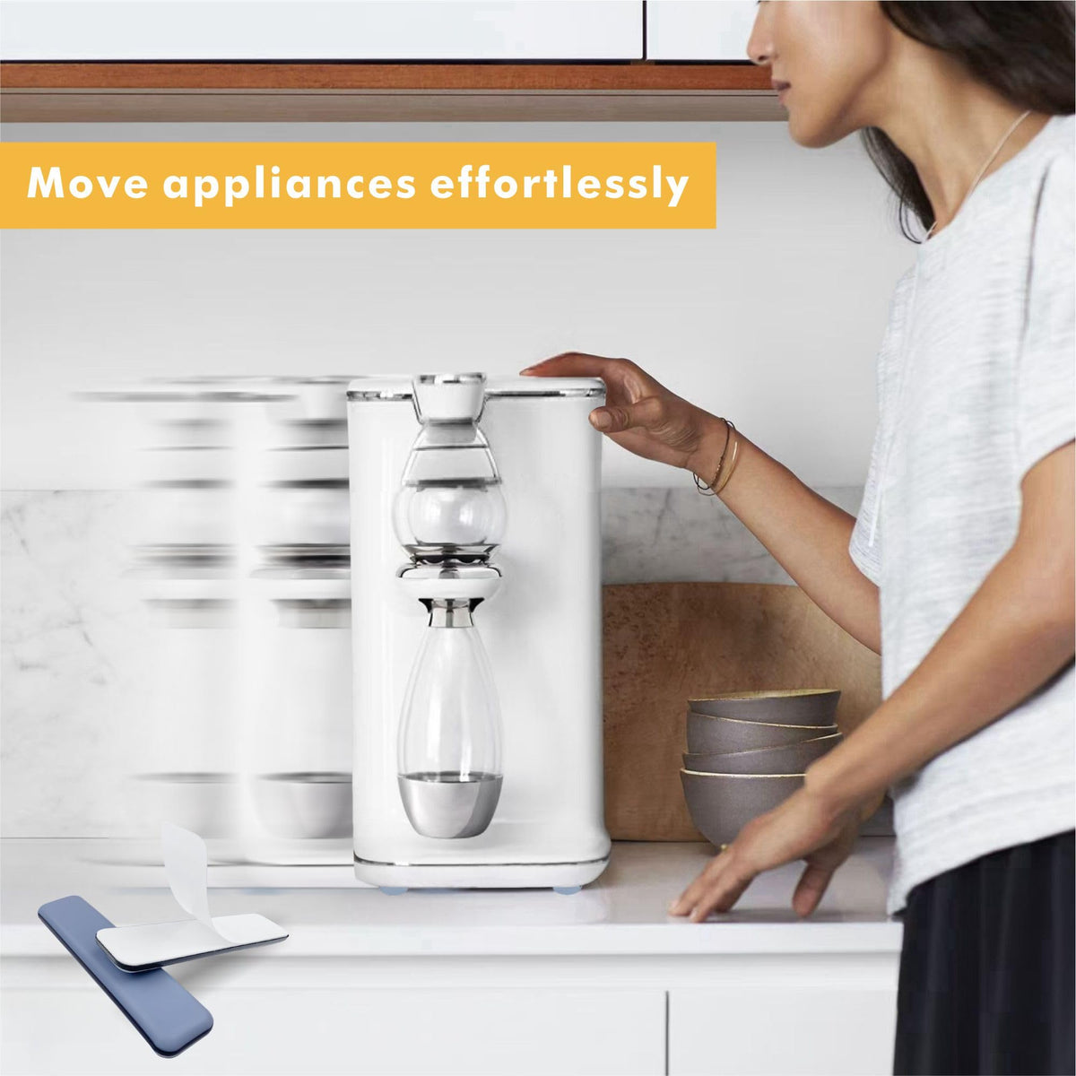 Wizard Sliders are easy to reposition for room rearrangements.