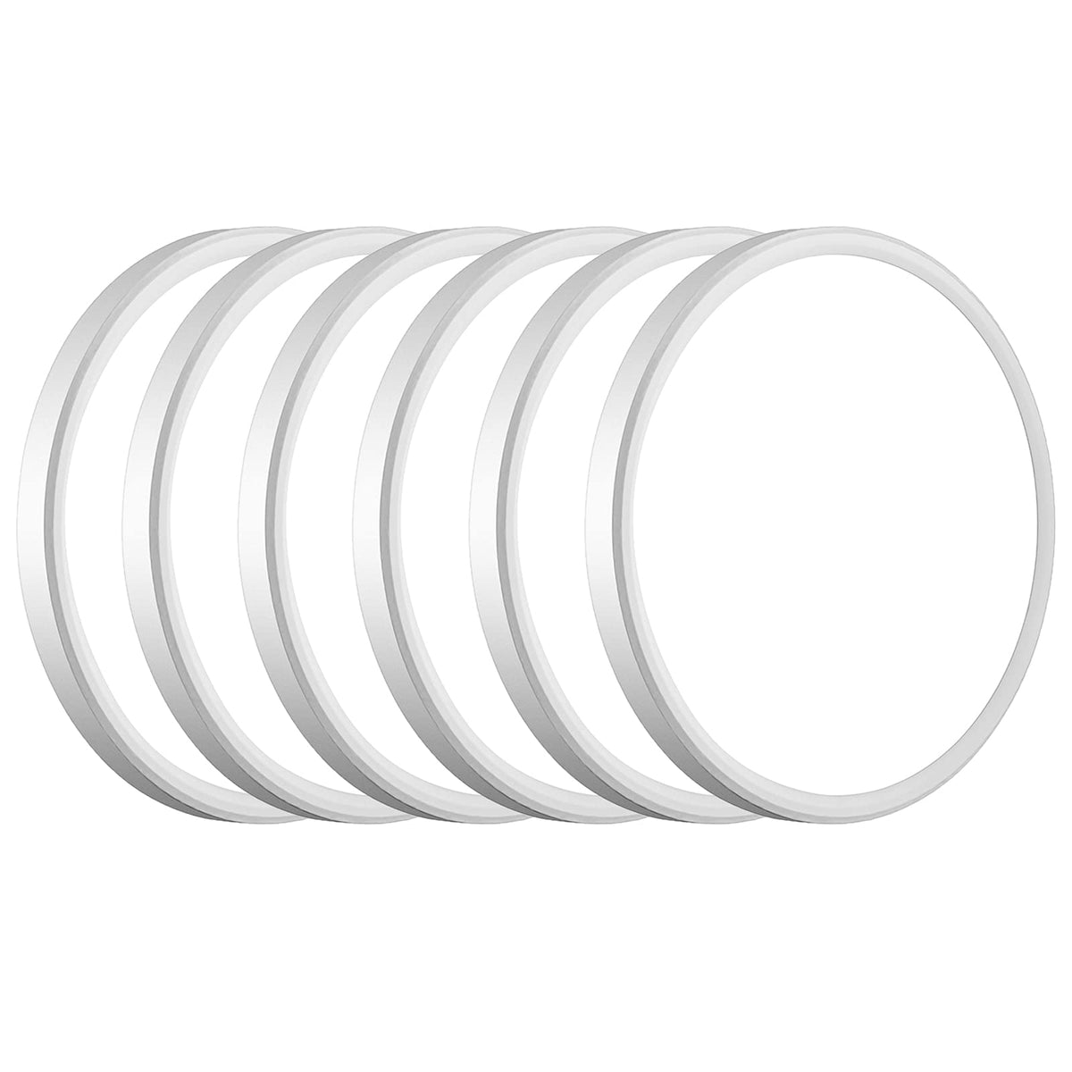WKONCLDY 6PACK LED ceiling light front view shows bright 3200lm output for living spaces.