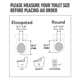 WLJBIDET display screen shows temperature and settings at a glance.