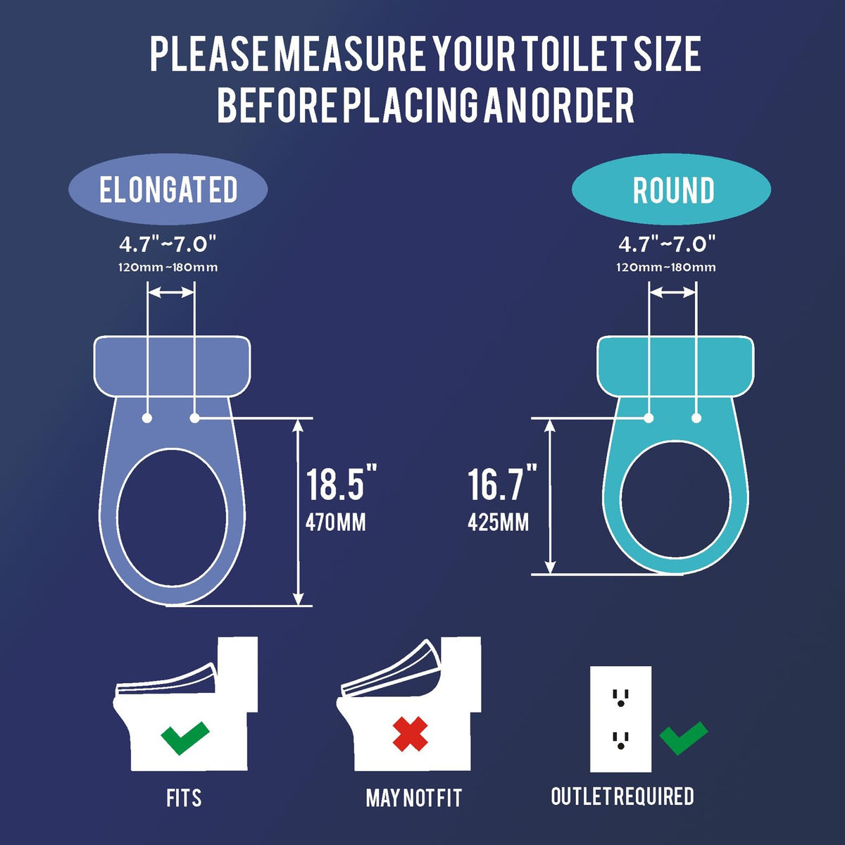 WLJBIDET soft closed lid operates quietly during use