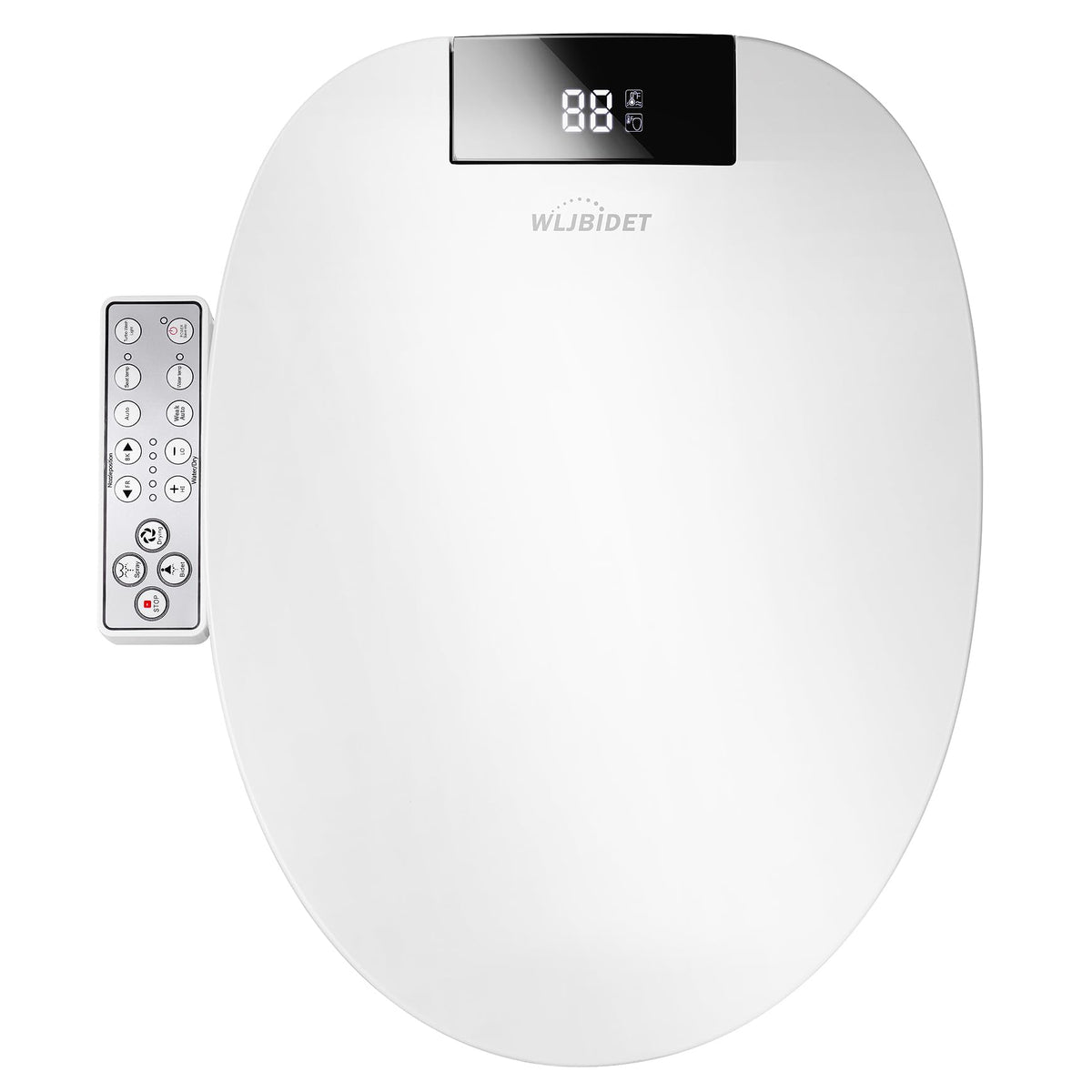 WLJBIDET warm-water-wash demonstrates posterior and feminine cleansing for daily comfort.