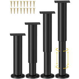 Wlrrcwdttc adjustable bed legs with 7-12in range to stabilize on uneven floors.