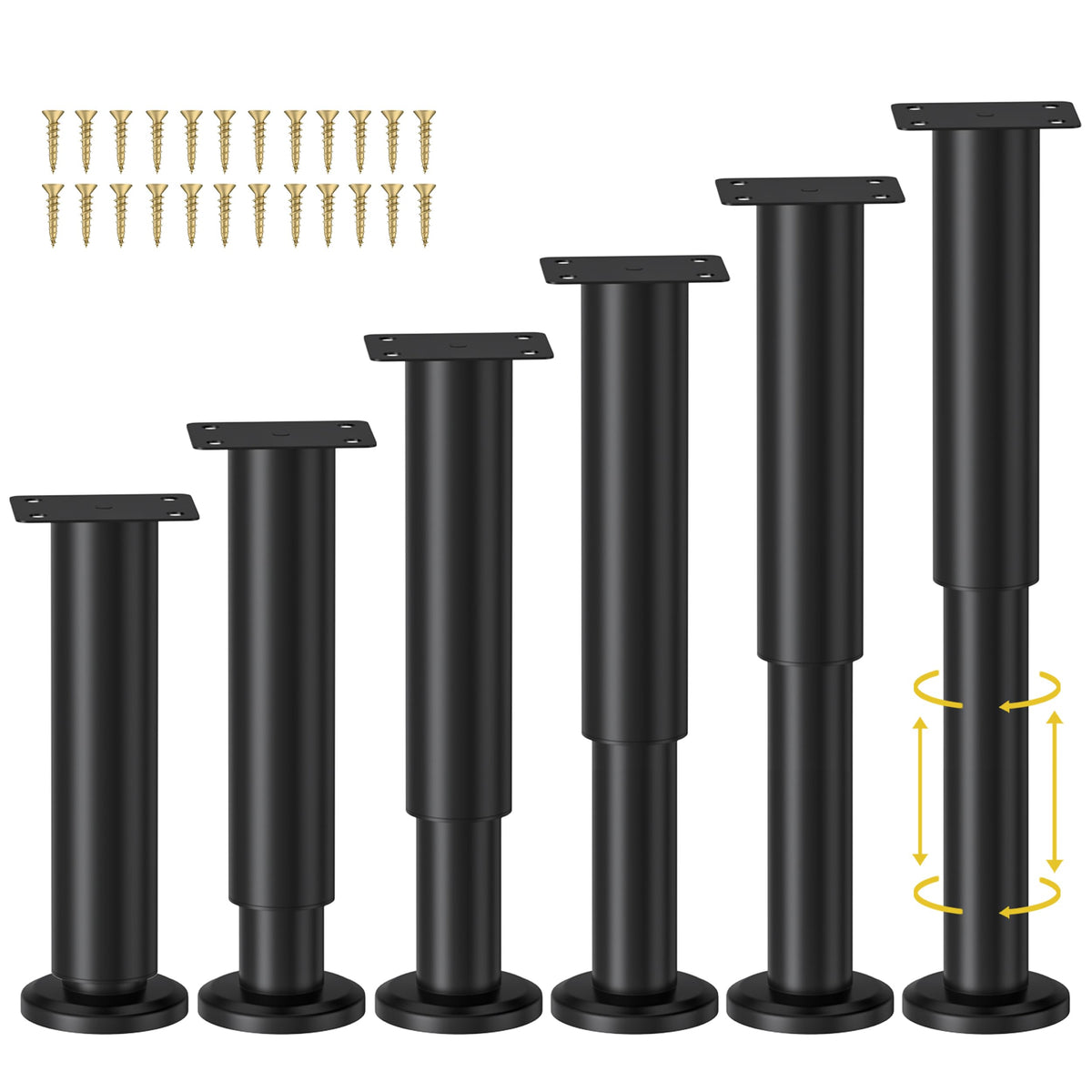 Wlrrcwdttc adjustable bed legs installation for quick setup and solid stability