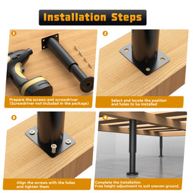 Wlrrcwdttc upgraded-foot-base provides wider contact area for stronger weight distribution.