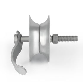Detail of the galvanized finish on the Wmebee roller
