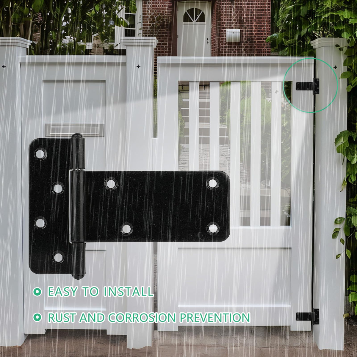 Wmebee outdoor indoor use hinge suitable for wooden barn doors