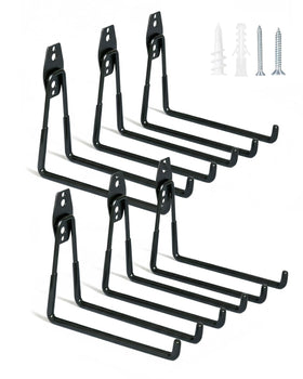 WMK 7.3-inch heavy-duty garage hooks hold tools with 100 lb capacity