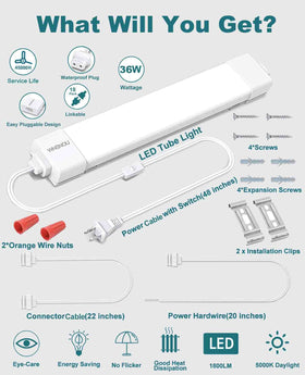 WNSNOU plug-in design minimizes wiring while ensuring stable brightness across spaces.