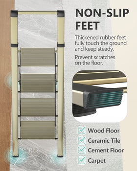WOA WOA lightweight ladder for one-hand transport around home