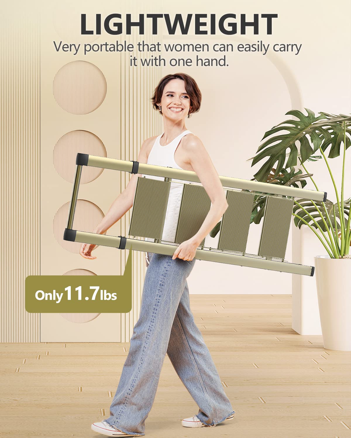 WOA WOA safety top-handle ladder for stable ascent and balance