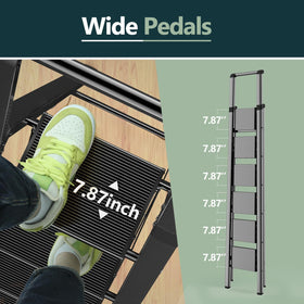 WOA WOA 6-step ladder doubles as home decor when not used.