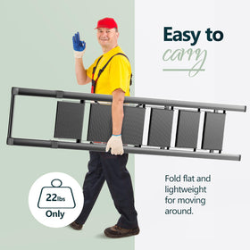WOA WOA 6-step ladder in use for attic, pantry, and high shelves.