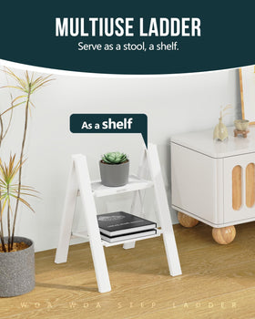 WOA WOA step ladder indoor and outdoor use with rust-resistant finish