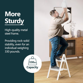 WOA WOA sturdy steel-frame ladder for durable daily tasks