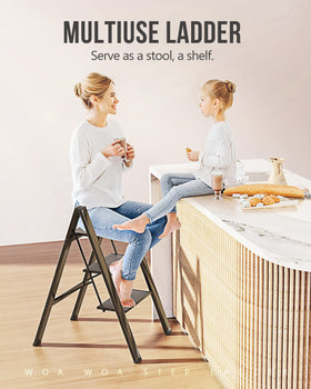 WOA WOA ergonomic top rung height for comfortable reach