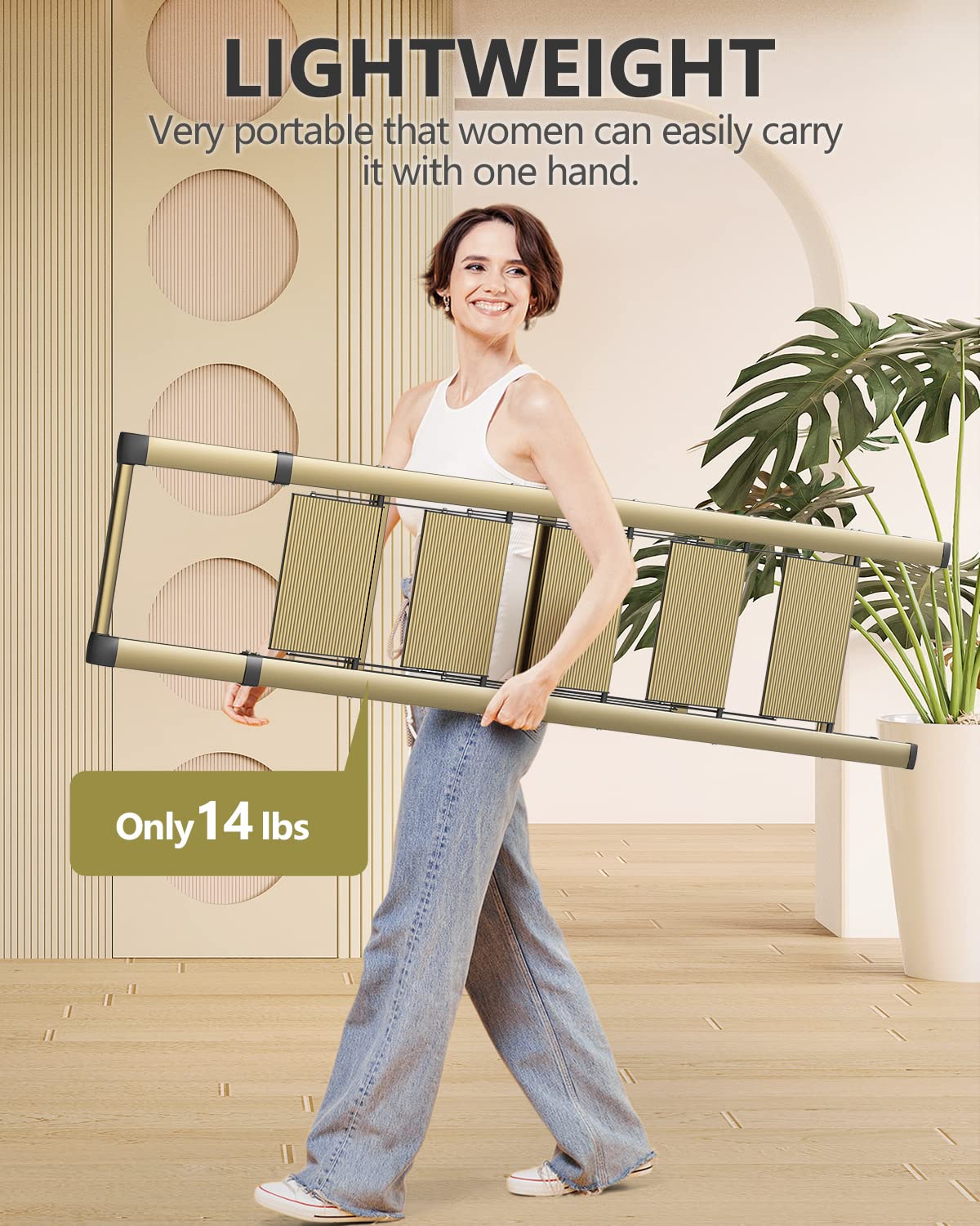 WOA WOA wide steps for comfortable footing during use