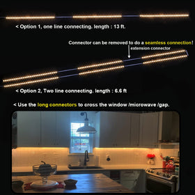 WOBANE LED strip lights with remote control for easy dimming