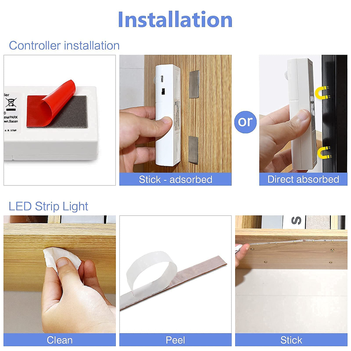 WOBANE locker light helps locate items quickly in dim spaces