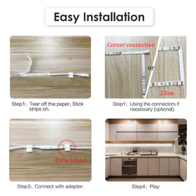 WOBANE RF remote control coverage up to 60 feet for convenient dimming.