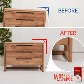 WOBBLE WEDGES made in the USA for reliable home leveling