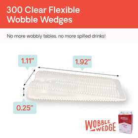 Wobble Wedges toilet shim correcting tilt for a steadier toilet