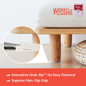 Wobble Wedges absorb vibrations for quieter pipes and appliances