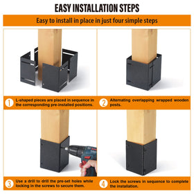 WOCEPU installation kit with screws and drill bits for quick setup