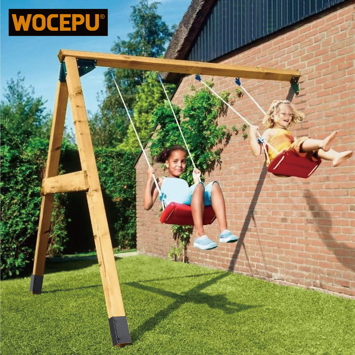 WOCEPU shield protecting mailbox and fence posts in a damp yard