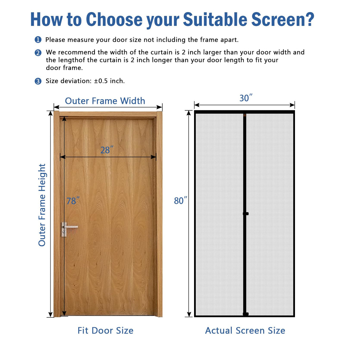 WochiTV gray magnetic screen door magnet closure seals behind you
