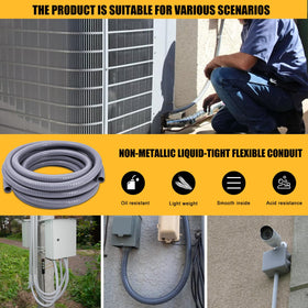 Wocloer direct burial-ready conduit supports outdoor electrical projects.