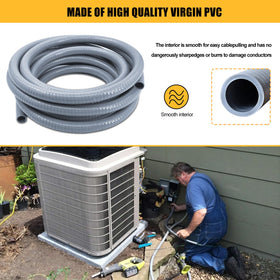 Wocloer outdoor conduit is UV-resistant and corrosion-resistant for lasting performance.