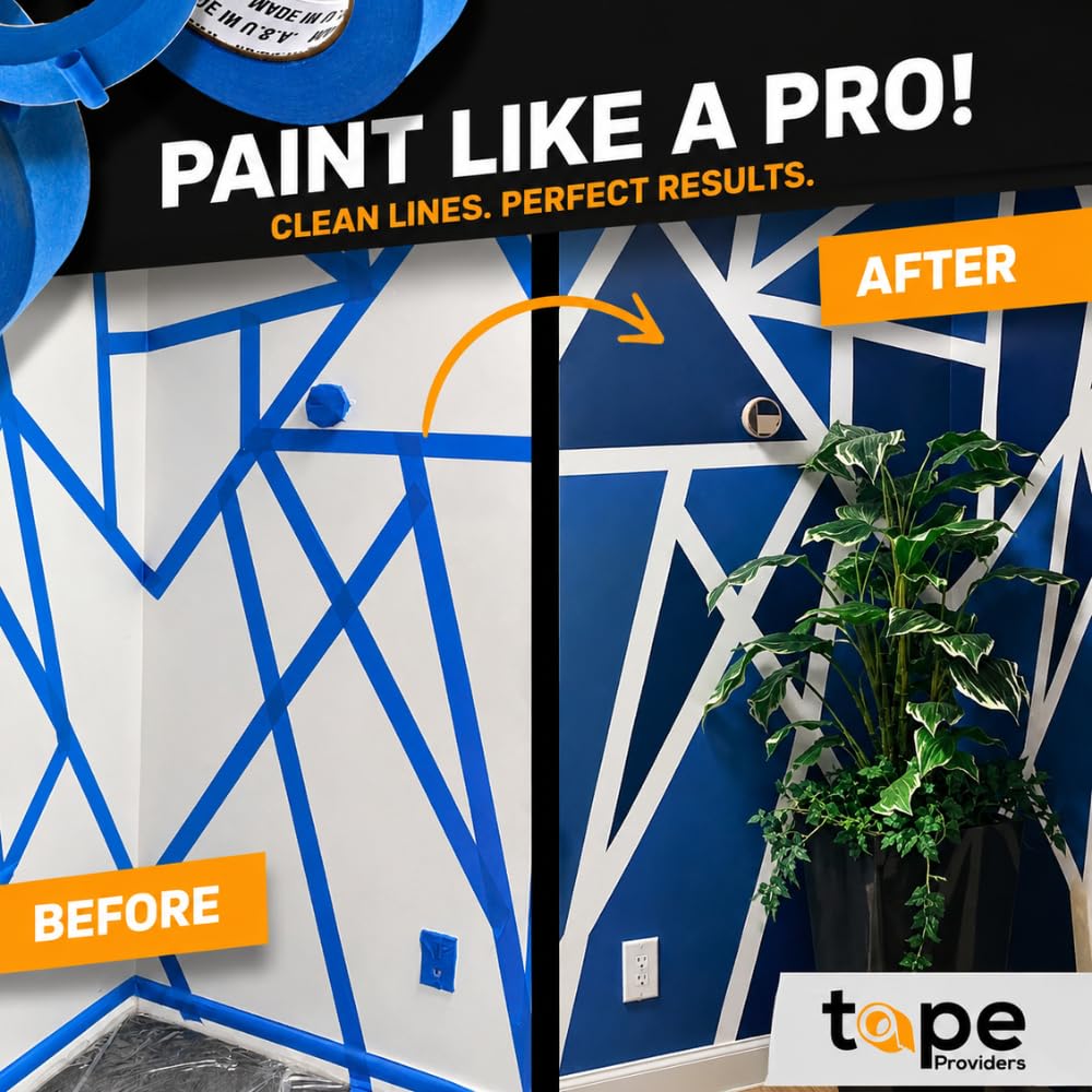 WOD Tape flooring masking protects floors during renovations and tile installations.