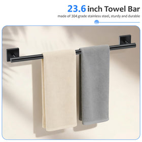Woekme towel ring provides quick-hand access with compact storage.