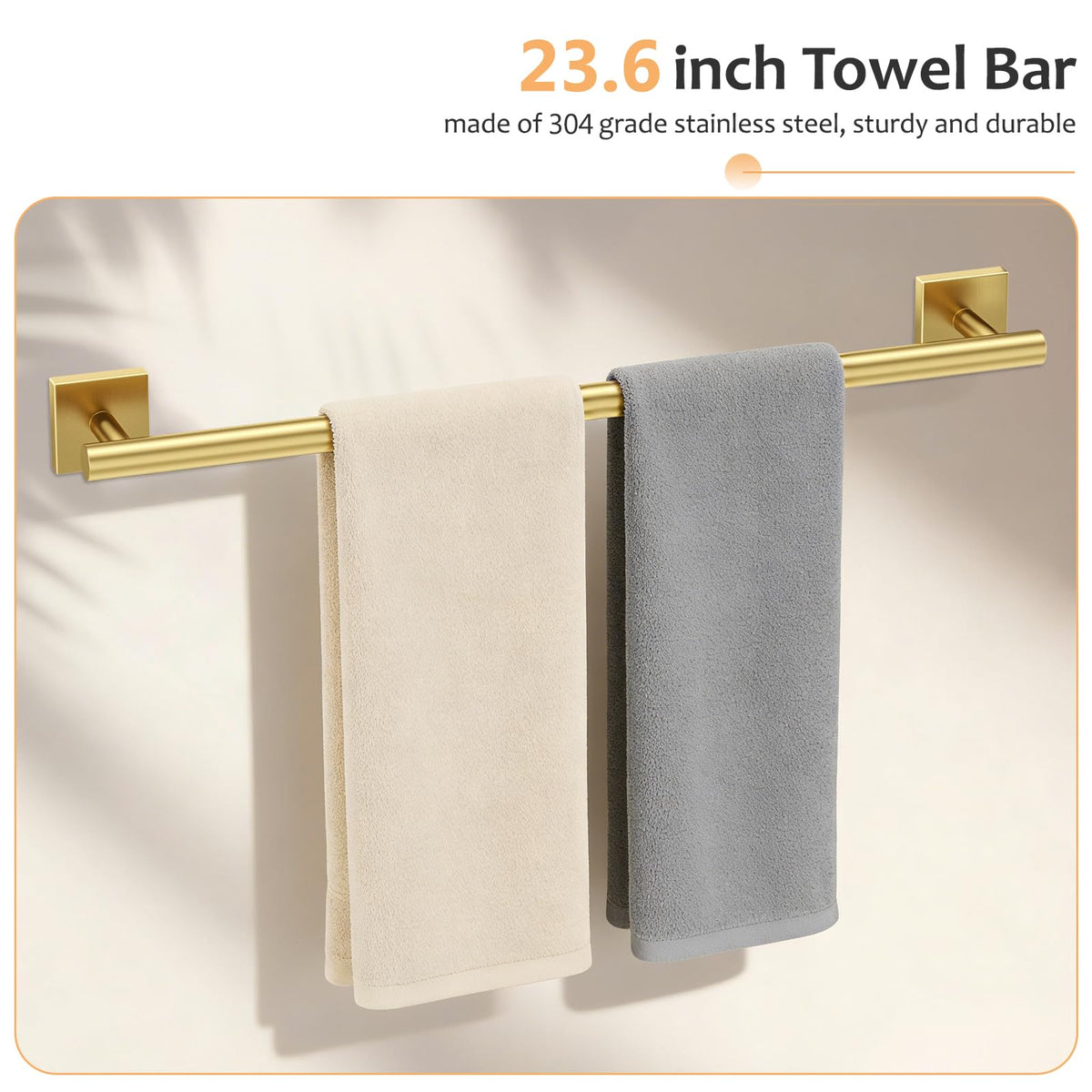 Woekme brushed gold toilet paper holder keeps essentials stylish and accessible