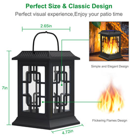 Woenergy solar lantern IP65 durability protects against rain and snow.