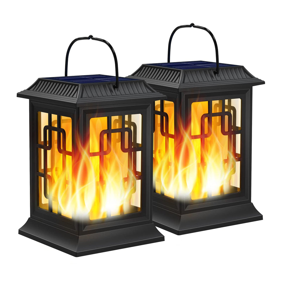 Woenergy solar lantern outdoor waterproof hanging; ideal for weatherproof garden lighting.