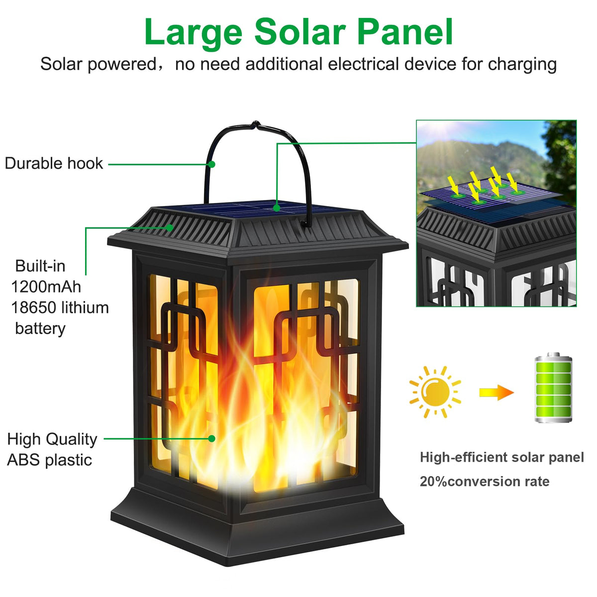 Woenergy solar lantern ready to use straight out of the box.