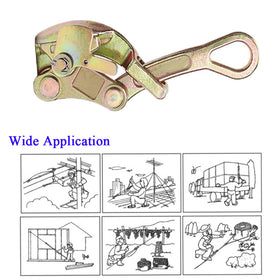 Wogoboo grip's delicate tongs minimize cable damage during use.