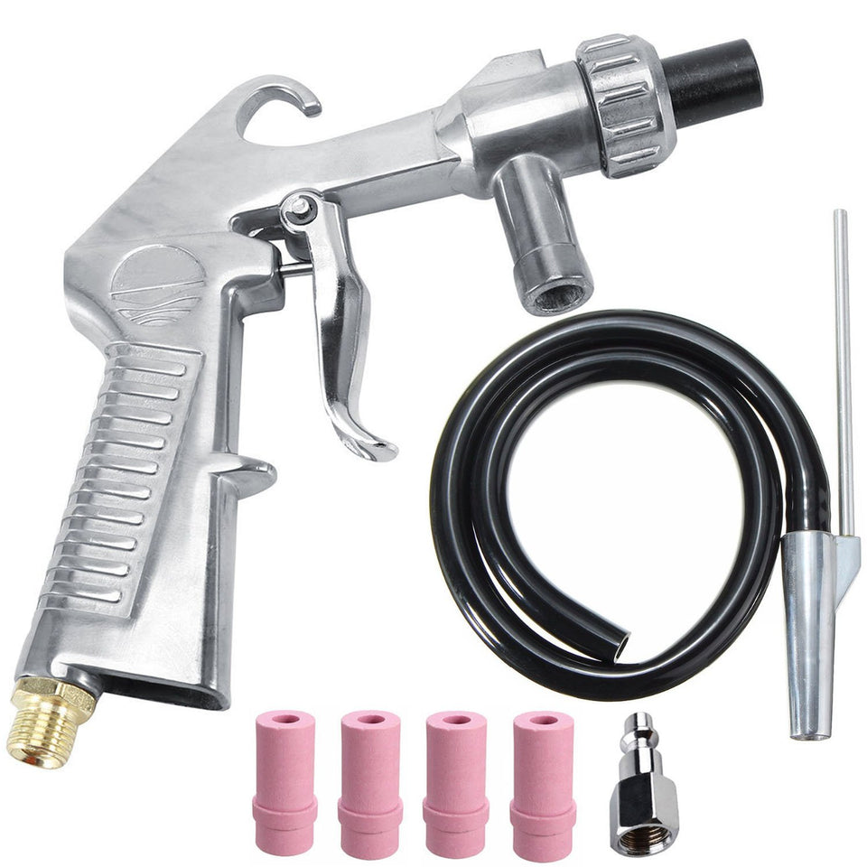 Wogoboo sand blaster gun with ergonomic grip for comfortable long use