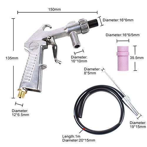 Wogoboo steel nozzle ready for precise blasting action