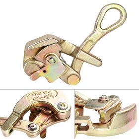 Wogoboo wire-rope tensioner demonstrates compact design for portable field work.