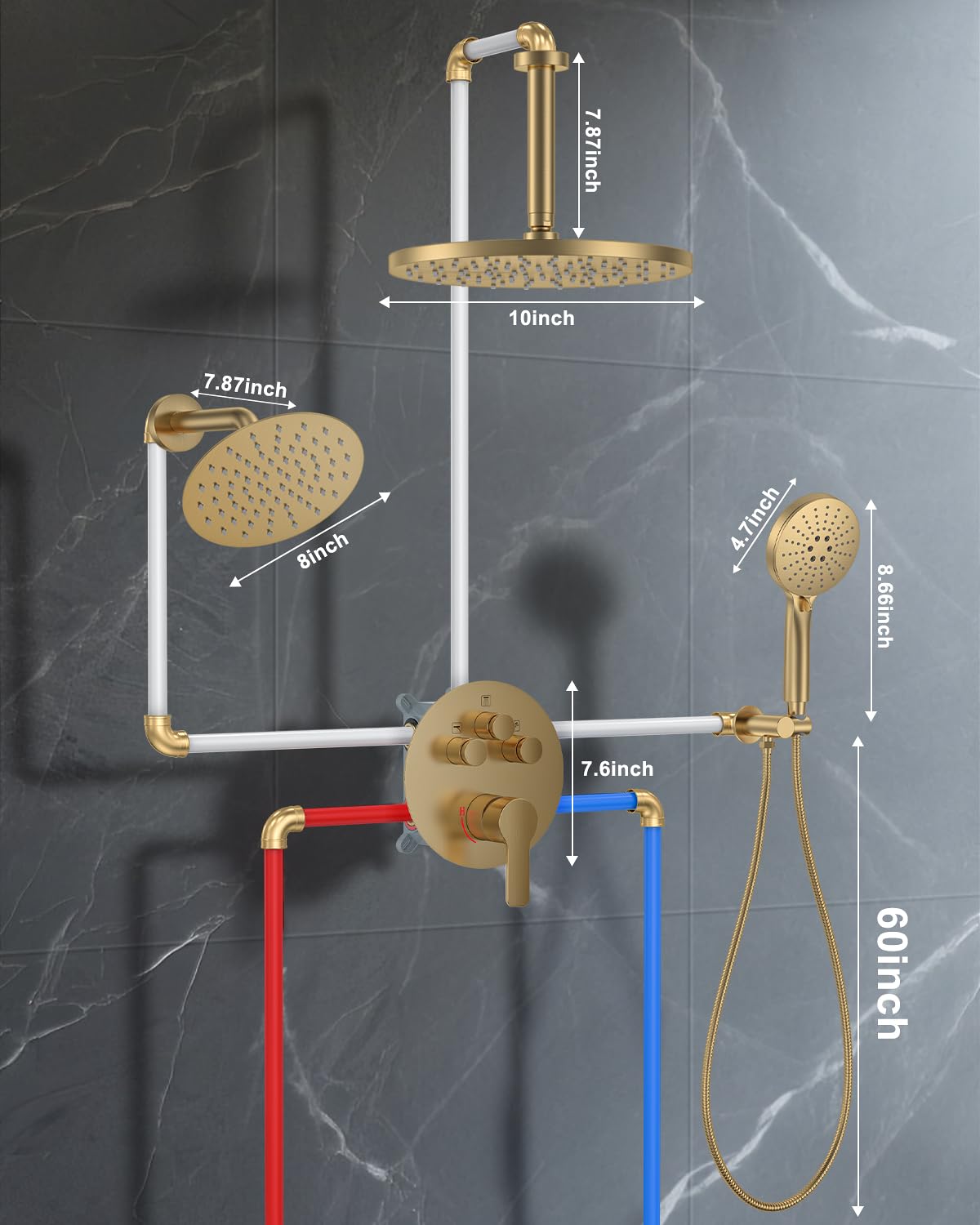 Woindo cUPC-certified brass valve emphasizes safety and reliable build quality.