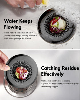 Wokdada anti-rust 304 stainless steel keeps shine and longevity in wet kitchens.