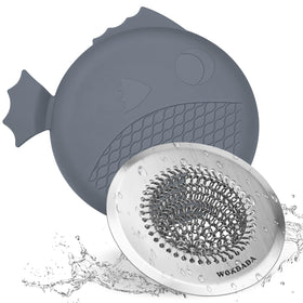 Wokdada chain-mesh sink strainer protects drains while allowing smooth water flow.