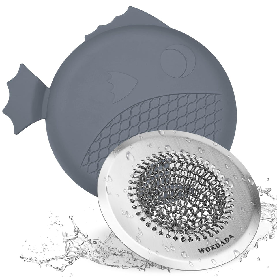 Wokdada chain-mesh sink strainer protects drains while allowing smooth water flow.