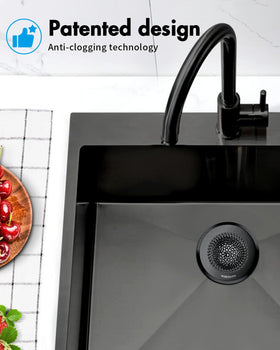Wokdada easy-clean invert action simplifies trash removal and washing.